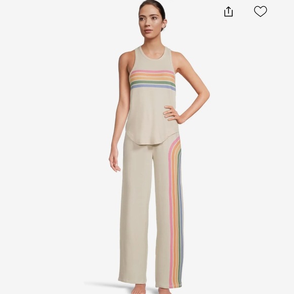 P.J. Salvage Tank & Pants with Rainbow Stripes - Picture 3 of 6